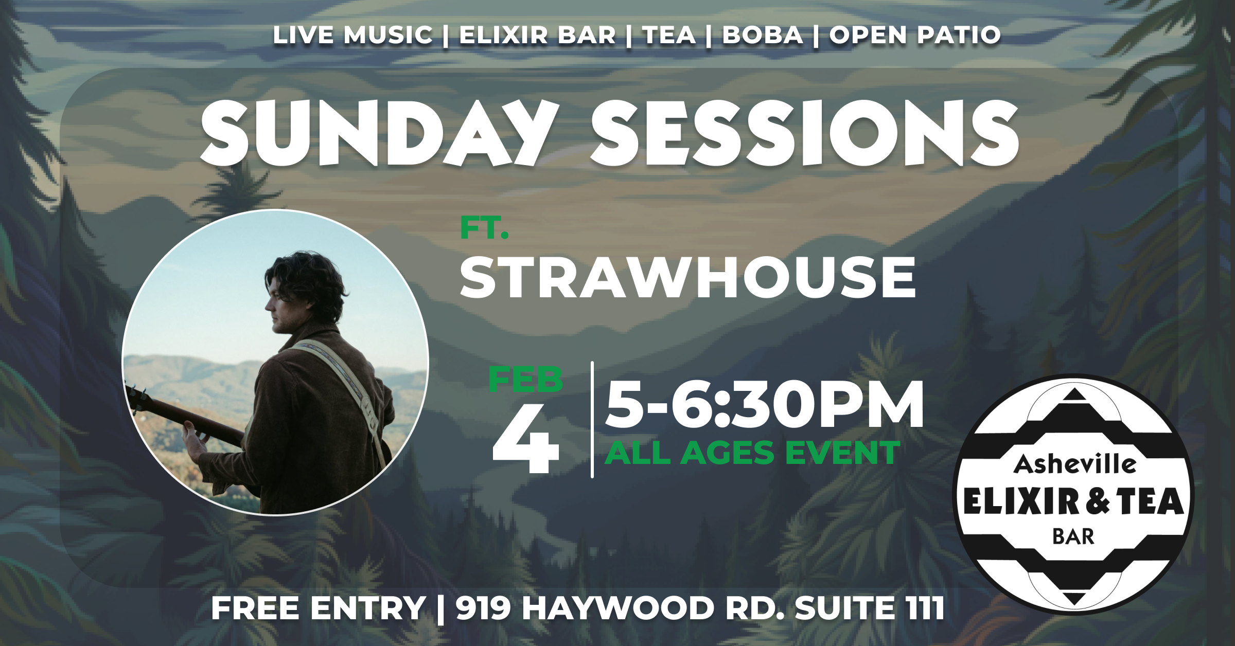 AVL Sunday Sessions Ft. Strawhouse