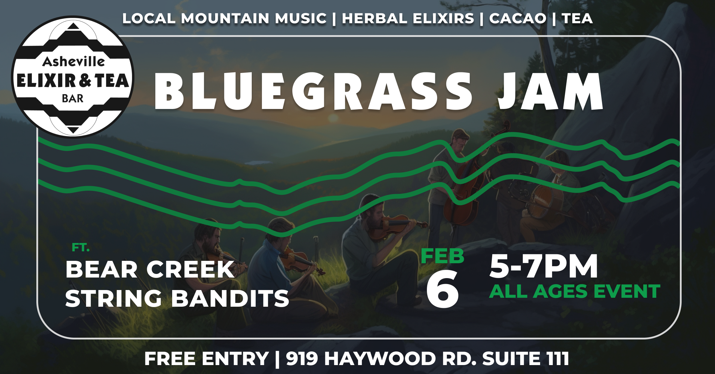 Bluegrass Jam Feb 6th